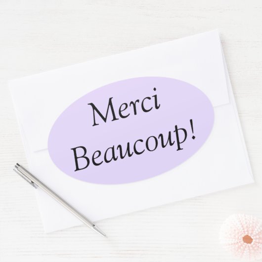 Merci Beaucoup Sticker (Envelop)