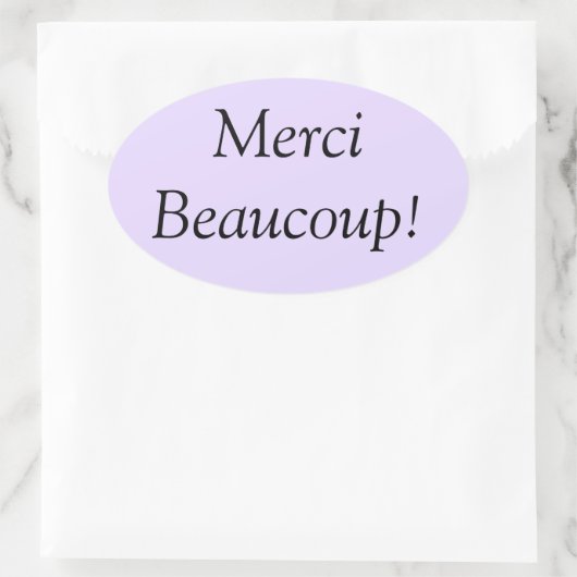 Merci Beaucoup Sticker (Tas)