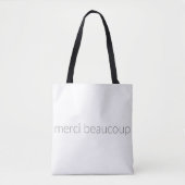 Merci Beaucoup Tote Bag (Voorkant)