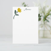 Merci Bedankt Opmerking Kaart (Staand voorkant)