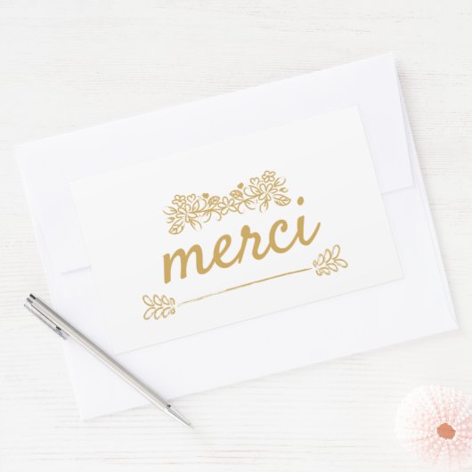 Merci Bedankt Sticker (Envelop)
