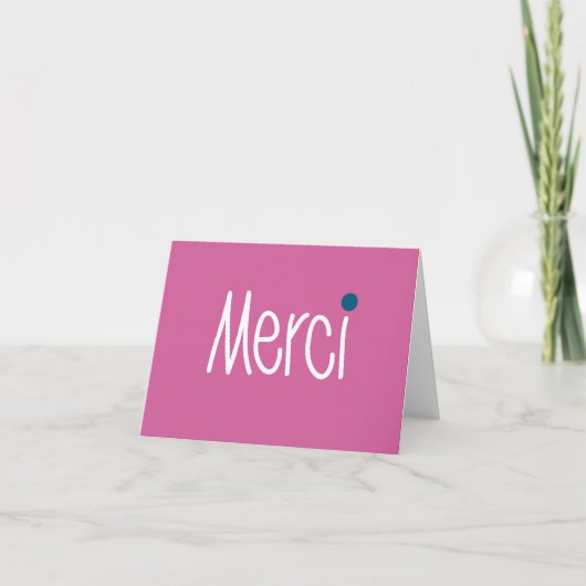 Merci Bedankt voor je briefkaart (Voorkant)
