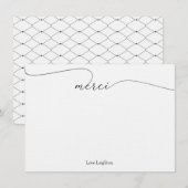 Merci Bedankt voor je briefkaarten (Voorkant / Achterkant)