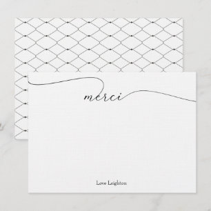 Merci Bedankt voor je briefkaarten