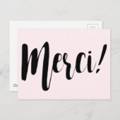 Merci-Briefkaart Briefkaart (Voorkant / Achterkant)