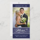 Merci - Carte Foto (4x8) Bedankkaart (Voorkant)