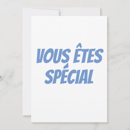 MERCI DANK JE KAART IN HET FRANS (Achterkant)