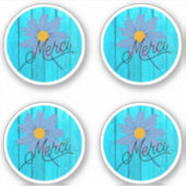 Merci, dank u Sticker (Voorkant)