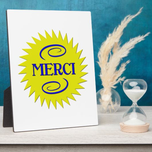 Merci Fotoplaat (Zijkant)