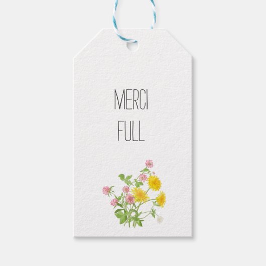 Merci full québécois cadeaulabel (Voorkant)