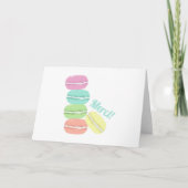 Merci! Koekjes Bedankkaart (Voorkant)