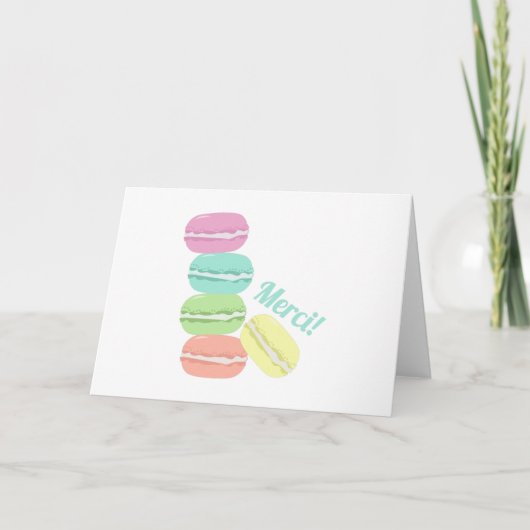 Merci! Koekjes Bedankkaart (Voorkant)