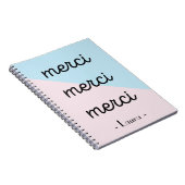 Merci notebook notitieboek (Rechterzijde)