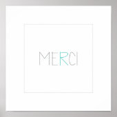 MERCI POSTER (Voorkant)