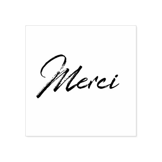Merci Rubberstempel (Afrduk)