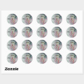 Merci. Sticker_Lady nr. 3 Ronde Sticker (Vel)