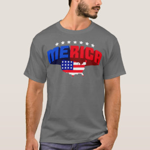 Mercia USA 4 juli Amerikaanse Onafhankelijkheidsda T-shirt