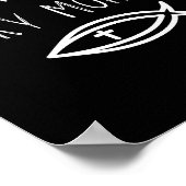 Mercies Jesus Christian Prayers Mens Womens  Poster (Hoek)