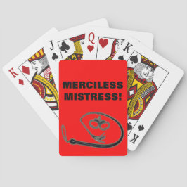 MERCILESS MISTRESS! POKERKAARTEN