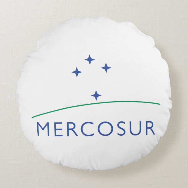 Mercosur Rond Kussen (Voorkant)