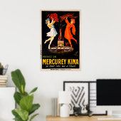 Mercurey Kina - Oude Wijnposter Poster (Thuiskantoor)