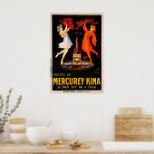 Mercurey Kina - Oude Wijnposter Poster (Keuken)