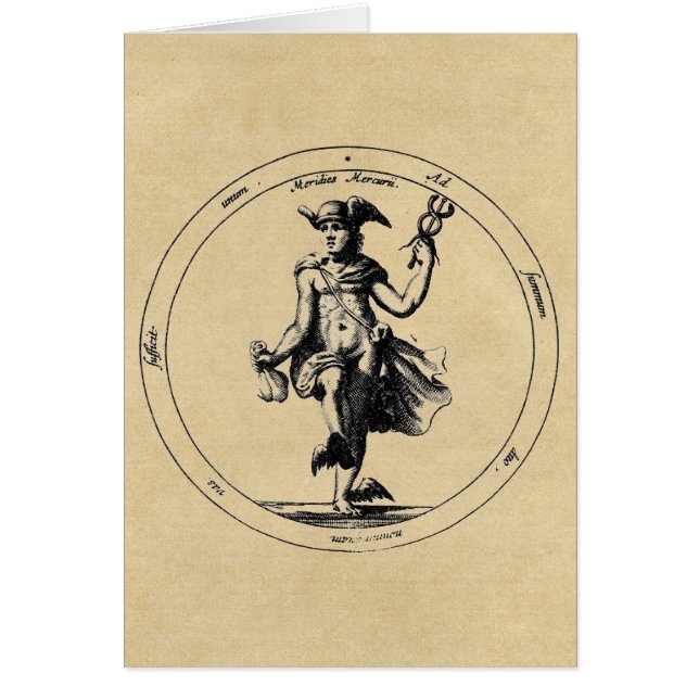 Mercurius - Hermes boodschapper van de goden (Voorkant)