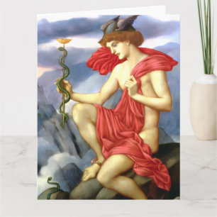 Mercurius – Mythologische Elegantie Wenskaart Kaart