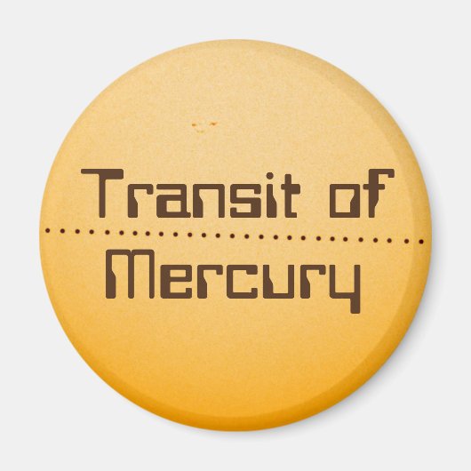 Mercuriusovergang voor de Zon Magneet (Voorkant)