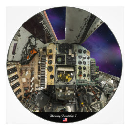 Mercury 7, Cockpit view Foto Afdruk