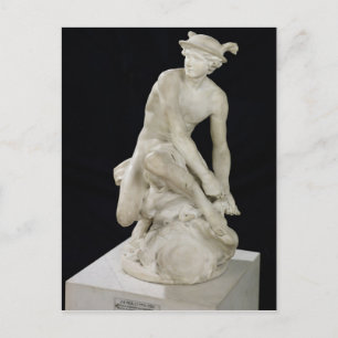 Mercury Attaching the Winged Sandals, 1744 Briefkaart