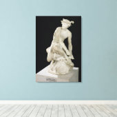 Mercury Attaching the Winged Sandals, 1744 Canvas Afdruk (Insitu (Houten vloer))