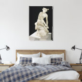 Mercury Attaching the Winged Sandals, 1744 Canvas Afdruk (Insitu (Slaapkamer))