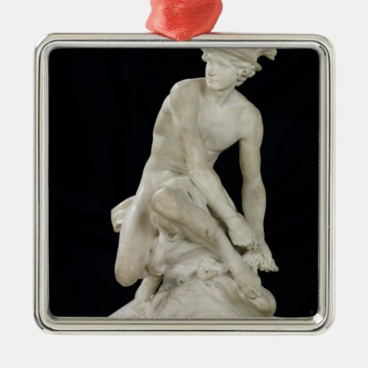Mercury Attaching the Winged Sandals, 1744 Metalen Ornament (Voorkant)