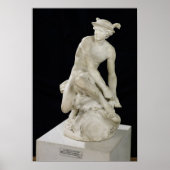 Mercury Attaching the Winged Sandals, 1744 Poster (Voorkant)