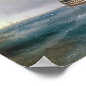 Mercury Attacked by Two Turkish Ships Poster (Hoek)