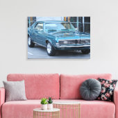 Mercury Cougar Klassieke auto stretched canvas pri Afdruk (Insitu (Woonkamer))