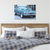 Mercury Cougar Klassieke auto stretched canvas pri Afdruk (Insitu (Slaapkamer))