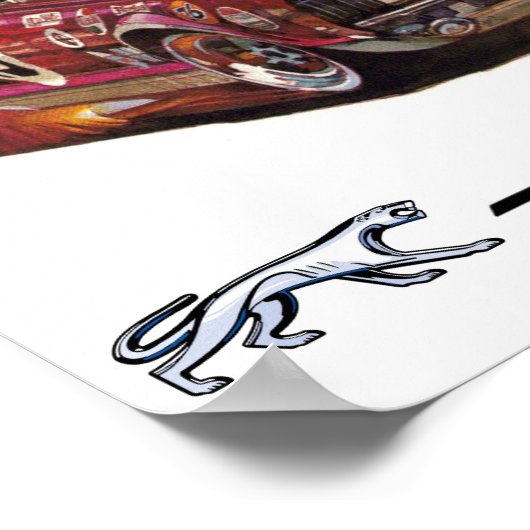 Mercury Cougar Trans-Am Racing Poster (Hoek)