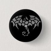 Mercury Dragon Pin Ronde Button 3,2 Cm (Voorkant)