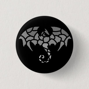 Mercury Dragon Pin Ronde Button 3,2 Cm