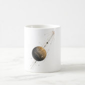 Mercury Geschroeide Transit Celestiale Planeet Mok (Center)