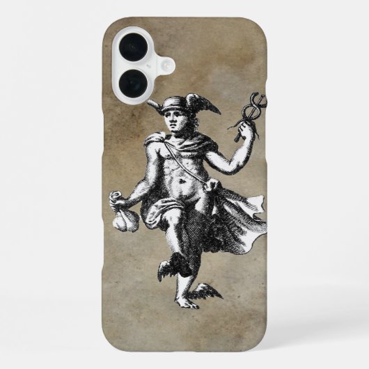 Mercury Hermes Dark iPhone Hoesje (Achterkant)