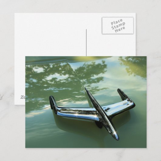 Mercury Hood Ornament Briefkaart (Voorkant / Achterkant)