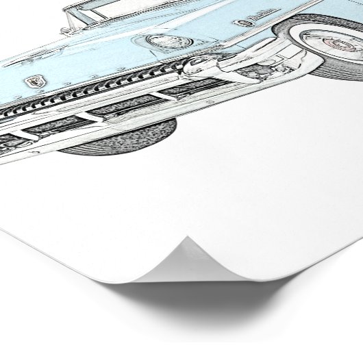 MERCURY MONTCLAIR 1955 POSTER (Hoek)