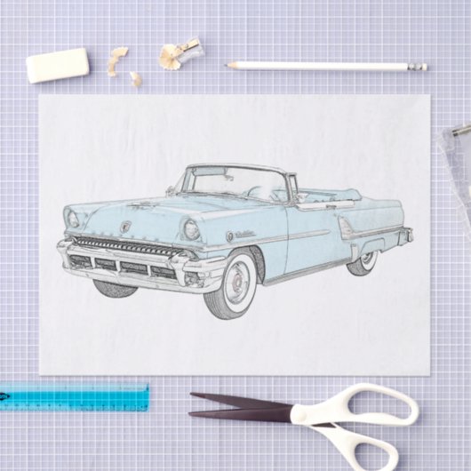 MERCURY MONTCLAIR 1955 TISSUEPAPIER (Craft)