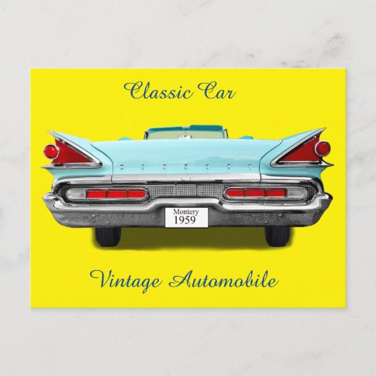 Mercury Monterey 1959 Briefkaart (Voorkant)