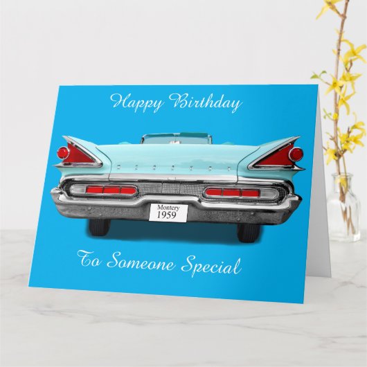 Mercury Monterey 1959 Kaart (Gele Bloem)