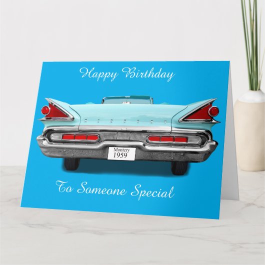 Mercury Monterey 1959 Kaart (Voorkant)