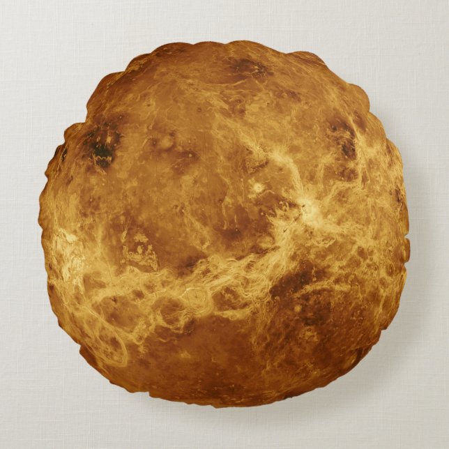 Mercury Planet Pillow Rond Kussen (Voorkant)